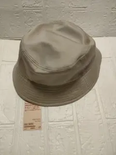 ベージュ バケットハット フリーサイズ