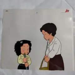 じゃりン子チエ　セル画 B Yahoo!オークション - セル画 直筆背景画付き『じゃりン子チエ