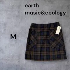 earth music&ecology膝丈・ミニスカート　レディーススカート　M