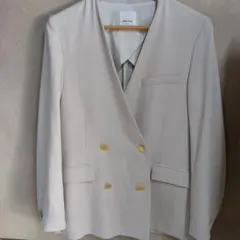 Mila Owen アイボリー ダブルブレストジャケット