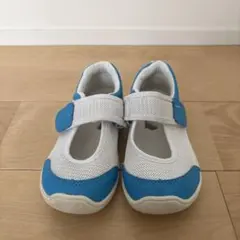 イフミー IFME 青　ブルー しまじろう 上履き／室内履き 17.5cm