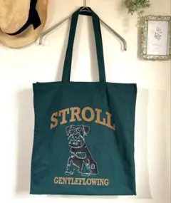 CIAOPANIC TYPY☆トートバッグ　シュナウザー A4 グリーン　犬のサムネイル