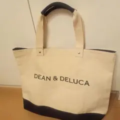 【新品】DEAN&DELUCA トートバッグ ナチュラルホワイト 大容量バック