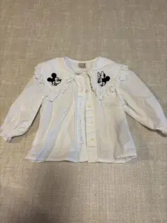 petit main ミッキー ミニー ブラウス90cm