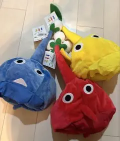 ピクミンなりきり帽子　全３種コンプリートセット　青 赤 黄