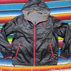 リバーシブル★コロンビア★Columbia フード付きナイロンジャケット★黒