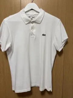 ラコステ LACOSTE L1212 半袖 ポロシャツ 白 FR4 L相当