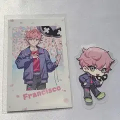 CRフェス 2026 ふらんしすこ ランダムチェキ風カード クリアステッカー