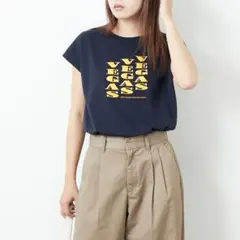 新品未使用 TICCA VEGASTシャツ ネイビー フリーサイズのサムネイル