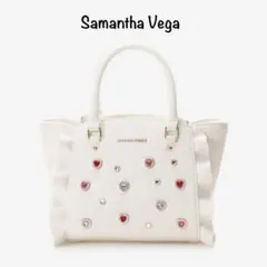 Samantha Vega サマンサベガ ビジューフラッター ハンドバッグ ミニ