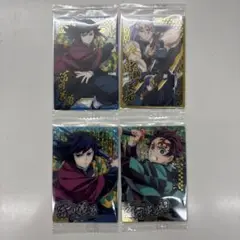 【4枚セット】鬼滅の刃 ウエハース10 富岡義勇　竈門炭治郎　宇髄天元　SR N