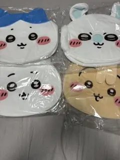 おかおBIGボストンバッグ 4種セット ちいかわ ハチワレ うさぎ モモンガ