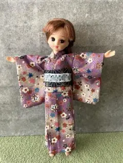 リカちゃん ハンドメイド 着物 2点 洋服 服 手作り 着せ替え 和服 浴衣