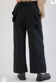 ロデオクラウンズ ビッグリボンスウェットパンツ BLACK