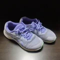 asics　レーザービーム　21.0cm　パープル