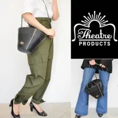 THEATRE PRODUCTS バケツ型 レザー ショルダーバッグ