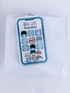 JUMPプラス展 忘却バッテリー アクリルキーホルダー スマホ型