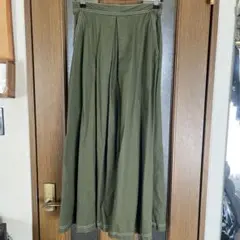 CIAOPANIC TYPYオリーブ色 フレアスカート ゴムウエスト