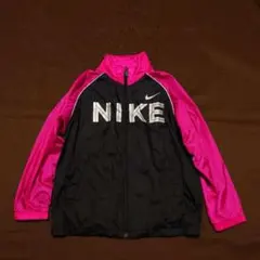 NIKE フルジッパージャケット XS ピンク/ブラック