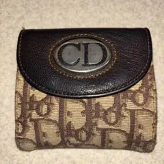 む様専用　美品　ディオール　二つ折り財布　トロッター柄　ヴィンテージ仕様品