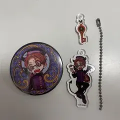 地縛少年花子くん ゴーストホテルカフェ 蒼井茜 缶バッジ キーホルダー