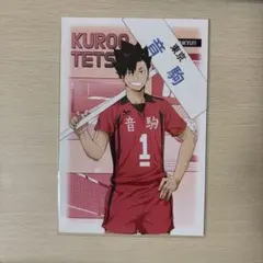 ハイキュー 黒尾鉄朗 ポストカード 特典 アニメイト 主将副主将フェア