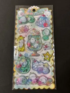 キラキラウォーターinシール　シマエナガ　株式会社クラックス製品