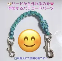 リードから外れるのを予防するパラコードパーツU^ェ^U 確認ページ リードから外れるのを予防するパラコードパーツ 発光♪ブルー - メルカリ