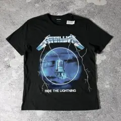 デッドストック オールドネイビー メタリカ バンドTシャツ 黒 Lのサムネイル