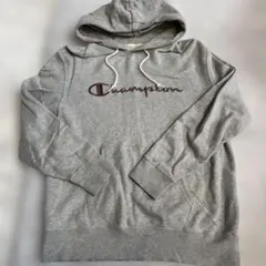 Champion グレー フード付きパーカー