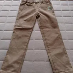 【美品】グリーンレーベル　リラクシング　ロングパンツ125サイズ　ベージュ