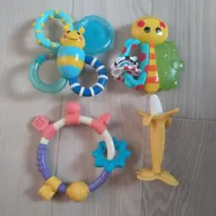 歯固め　赤ちゃん用　おもちゃ4点セット