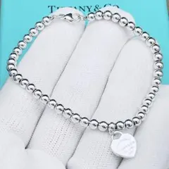 ◇ティファニー◇新品仕上済 リターントゥ ハート ビーズ ブレスレット 5.6g