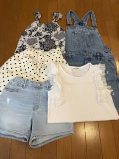 【5点セット】GAP KIDSその他 140.150 女の子　夏服まとめ売り