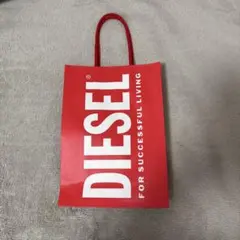 DIESEL 赤色 ショッパー 中型