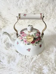 エジリー　インペリアルローズ　ホーロー　ケトル　やかん　薔薇　ローズ　姫　雑貨 エジリー ホーローケトル インペリアルローズⅡ 2.3L 日本製 IH対応