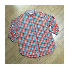 美品CIAO PANIC 7分丈チェックシャツ　チャオパニック