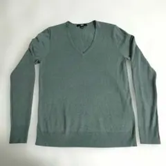 UNIQLO ウール Vネックセーター M 薄手
