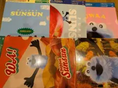 【新品】アサヒ飲料パペットスンスン クリアファイル スンスン 5種類