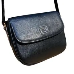 Burberrys 90s ショルダーバッグ レザー ブラック ノバチェックのサムネイル