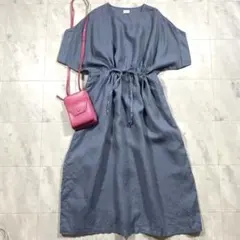 美品アーバンリサーチドアーズ　リネンワンピース　リネン　麻