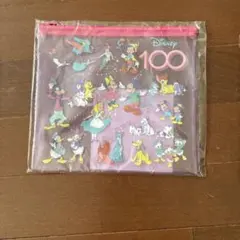 Disney 100周年記念 フラットポーチ