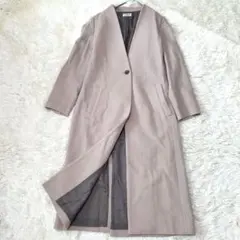 新品 ヤマダヤ MIREPOIX ノーカラー ロングコート 38 日本製 - メルカリ