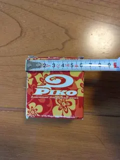 PIKO 置時計 アクリルキューブ型 ハイビスカス柄