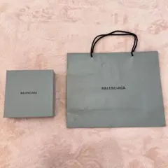 BALENCIAGA グレー ギフトボックス と 紙袋