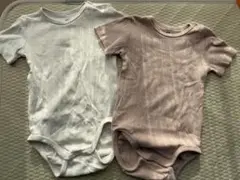 H&M ベビー半袖ロンパース　2点セット