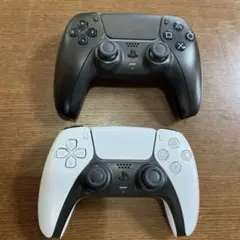 【ジャンク品】純正PS5コントローラー (ホワイト・ブラック)