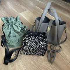 GRL / SHEIN バッグ3点セット