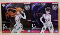 (未開封) 一番くじ エヴァンゲリオン ヤマト作戦 B賞 C賞 2体セット