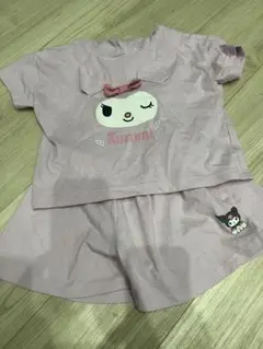 Kuromi クロミ 半袖 トップス ショートパンツ セット 110